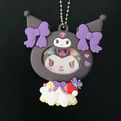 ♡サンリオ＊いちご新聞50周年記念 フォトバッジ付きマスコット　クロミ♡