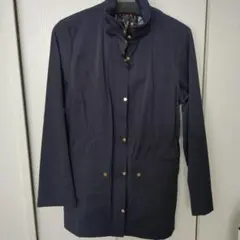 EVEX by kRIZネイビー ボタン留め ロングコート