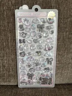 BONBON DROP シール　しろくろボンボン