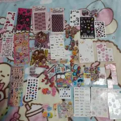 シール　ステッカーセット　まとめ売り　ズッ友　ちゃお　サン宝石　大量　平成女児