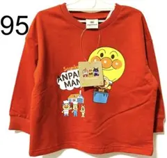 【新品】タグ付き 長袖　トレーナー　アンパンマン　赤