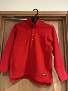 パタゴニア　フリース　シンチラ・スナップT・プルオーバー　赤