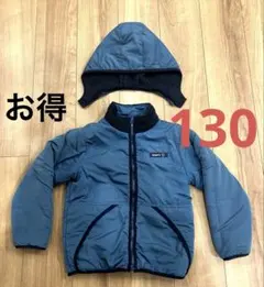 シップス　キッズ　ボアリバーシブルジャケット 130cm フード付ジャンバー