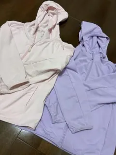 ユニクロ エアリズム パーカー　110 2色セット