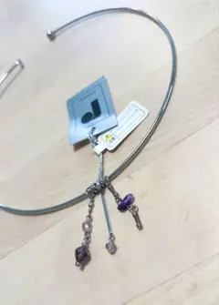 未使用 ネックレス チョーカー シルバー ビーズ カジュアル アジアン