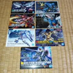 ガンプラパッケージアートコレクション/ HG6枚. 旧キット1枚全開封