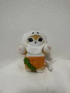 猫のぬいぐるみ 帽子付き
