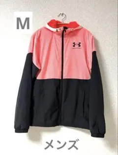 Under Armour ストーム　フード付きジャケット　ピンク/ブラック　M