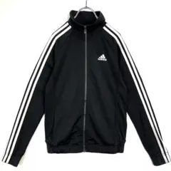 adidasアディダストラックジャケットジップアップジャージ黒白Y2K