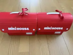 MIKI HOUSE 赤 ギフトボックス 2個　その他付属品セット