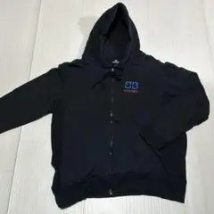 USA古着 BIRDIEBEE ブラック ジップパーカー オーバーサイズ