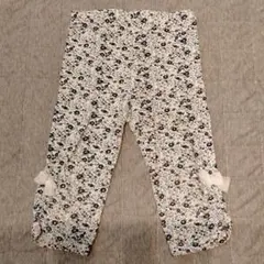 花柄　レギンス　7部丈