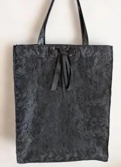 ❖お値下げ❖【冠婚葬祭】ブラックフォーマルサブバッグ 黒レース　A4サイズ