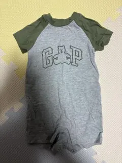 GAP クマプリントロンパース 3-6