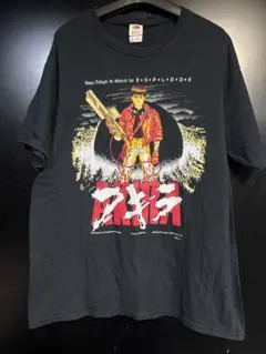 00s AKIRA 復刻 Tシャツ リプリント アキラXL ビンテージ アニメ