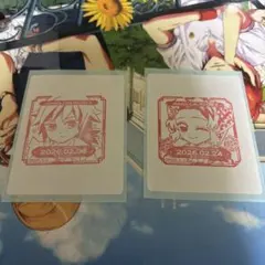 鬼滅の刃　バースデースタンプ　冨岡義勇　胡蝶しのぶ