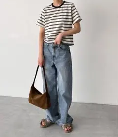 新品・未使用✨canal jeanボーダー柄 半袖Tシャツ
