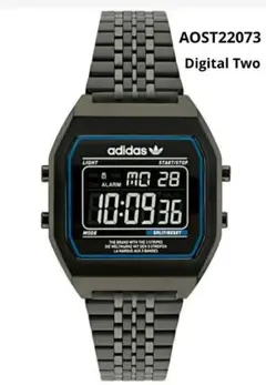 Adidas デジタル腕時計 AOST22073 ブラック×ブラック 箱あり