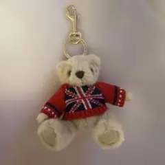 Harrods テディベアぬいぐるみキーホルダーのサムネイル