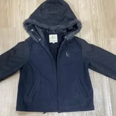 組曲　フード付きコート120〜130 黒