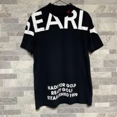 パーリーゲイツ モックネック 半袖 Tシャツ メンズ ゴルフ ブラック