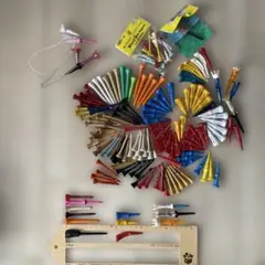 ゴルフティーセット 多様な色とデザイン