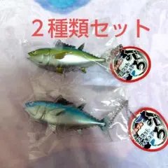 ブルブル まぐろ マスコットキーホルダー 2種類セット