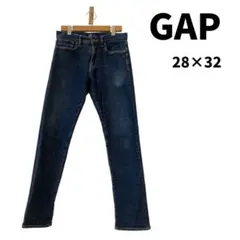 GAP スキニーパンツ 28×32 インディゴ 着痩せ