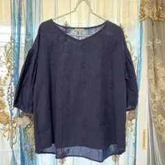 embelge 綿麻プルオーバー　Lサイズ