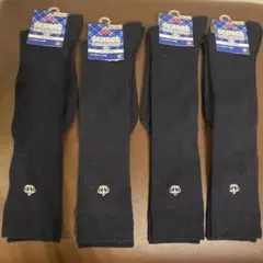 新品　スクールハイソックス4足セット　女子22〜24cm