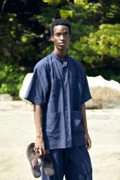 POSTELEGANT 24SS コットンリネンショートスリーブシャツのサムネイル