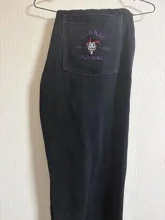 XLARGE 刺繍 デニムパンツ ピエロ Y2K ブラック 32のサムネイル