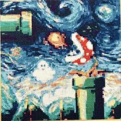 スーパーマリオ ダイヤモンドアート 完成済み