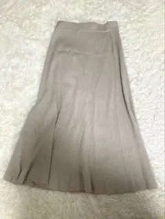 【美品】GU フレアミディニットスカートZ