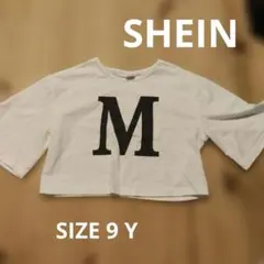 SHEIN Tシャツ 9Y ホワイト