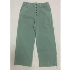 GAP ハイライズ　ワイドレッグクロップ　ワイドパンツ/デニム　レディース