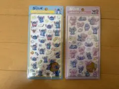 ボンボンドロップステッカーシール スティッチ エンジェル セット