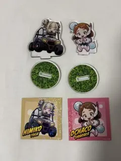 ヒロアカ ネスタリゾート ミニキャラアクスタ 特典ステッカー お茶子 トガ