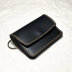 レザーウォレット コンチョ付き 本革 コンパクト財布 ウォレット