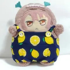 モンぬいサイズ サロペット（レモン柄 ネイビー）のサムネイル