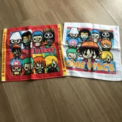 ワンピース　ミニタオル　2枚
