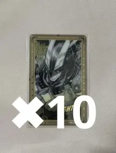 ヒロアカ展 原画展 箔押しクリアカード オールマイト 10枚