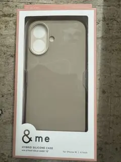 iPhone 16 &me ハイブリッドシリコンケース 新品未開封のサムネイル