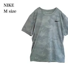 ナイキ/Tシャツ/ドライフィット/カモフラ/メッシュ/半袖/M/グリーンのサムネイル