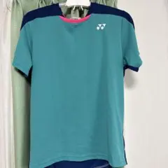 YONEX VersiCool Tシャツ Lサイズ 青/緑/ピンク