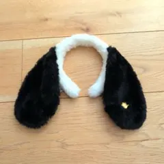 ウサギ耳カチューシャ 黒と白