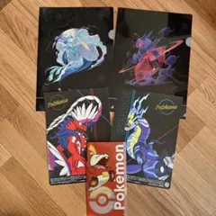 (値下げ)ポケモン クリアファイル 2枚 下敷き2枚 ミニファイル1枚セット