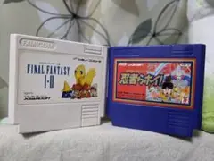 ファミコン　忍者らホイ！　ファイナルファンタジーⅠ・Ⅱ　2本セット