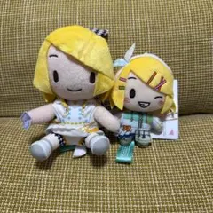 美品【プロセカ】ふわぷち ふわぷちミニぬいぐるみ ~鏡音リン~2種セット②