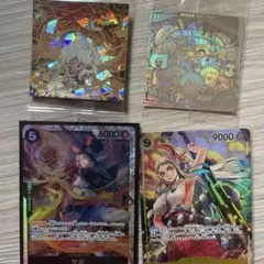 ヤマト SR パラレル OP04-112 カード2枚シール2枚